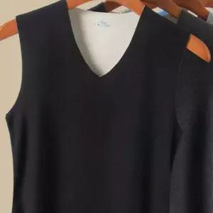 (다올)부드러운 겨울 나시 보온 민소매티 남여공용 피치기모