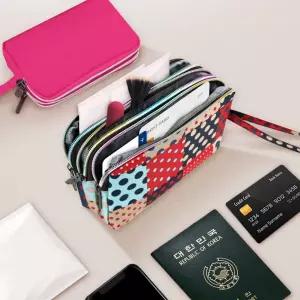 예쁜오로라3단파우치 케이스 가방 클러치 지갑 파우치 pXB2+6dEt