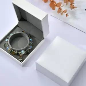 (다올)팔찌케이스 심플 화이트 하드케이스 주얼리보관함