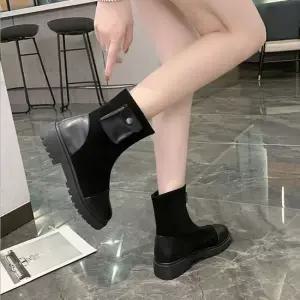 스웨이드 여성 가보시 통굽 앵클부츠 9910 여성부츠 여자미들부츠 워커힐 여성워커