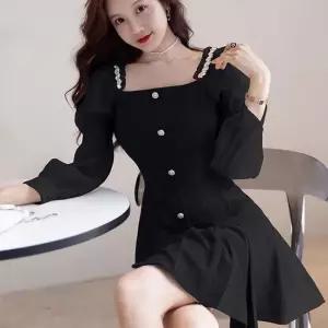 코디피셜 하니 스퀘어네크실루엣 어깨셔링볼륨 원피스 플리츠원피스 미니원피스