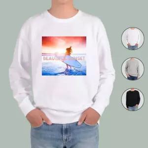 맨투맨 전색상 여름휴가 해변 서핑 b 프린트셔츠 tDq2+7wJc