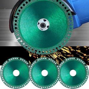 INDESTRUCTIBLE DISC 2.0 컷 몇 초 만에 모든 것을 절단, 앵글 그라인더 2.2CM(7 /8인치), 10.2CM(4인치) 원형 톱날 세라믹 타일 유리 금속 목재 커팅용 업그레이드 불멸 디스크 (3팩)