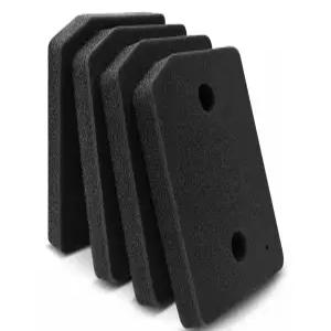 4팩 밀레 9164761 건조기 폼 필터 교체용 콘덴서 히트 펌프 미세 및 거친 스펀지 베이스 207x157x30mm