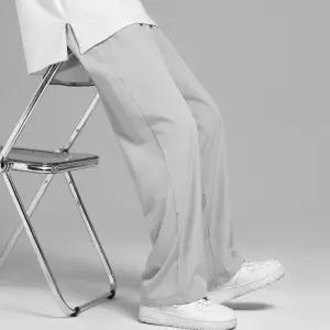 세미와이드핏 슬랙스 남성 쿨 밴딩 팬츠 MFNC-230009