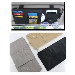 차량 카드포켓 선바이저 차량용 보관함 차량수납함 CVy7+3BiD