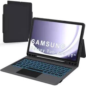 11037024 태블릿 키보드 케이스 북커버 갤럭시 탭 A9+/A11+ 11인치용 폴리오 터치 - 슬림 무선 스마트 트랙