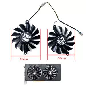 SOYO RX580 2048SP AMD Radeon RX590 8G 그래픽 카드 교체 팬용 새 냉각 팬 4PIN RX580 590 GPU 팬
