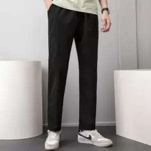 밴딩 면바지 슬랙스 허리밴딩일자팬츠 남성 레저팬츠 3컬러