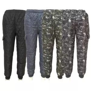 겨울 남자 패딩 기모 카고 조거 팬츠 누빔 바지 방한복 용 깔깔이