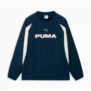 갤러리아 푸마(PUMA)헤리티지 풋볼 우븐 칼라블럭 크루 63628114/네이비