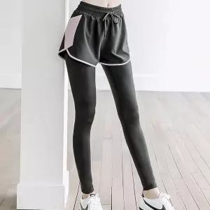 반바지+레깅스 일체형 요가복 필라테스 요가 반바지 KxR7+7bQV