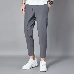 허리밴딩 7부 베이직 남성 2컬러 일자팬츠 IS-PA75