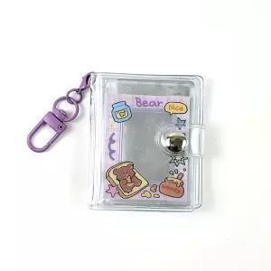 미니 포토앨범 키링 증명사진 바인더 포켓 사진키링 가방장식