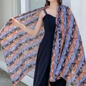 심플한스카프 여성 대형 사각 데일리 스카프 A타입 간절기 비치 1P