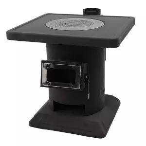 야외 화덕 아궁이 드럼통 솥밥 누룽지 가마솥 난로 장작