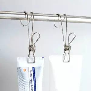 바지 고정 멀티집게 옷걸이 다용도 후크걸이 빨래집게 클립 고무장갑걸 후크 메탈 멀티