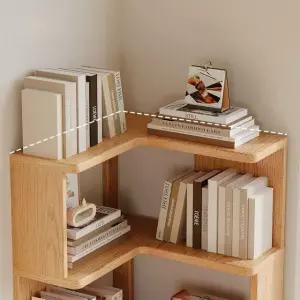 코너 책장 책꽂이 수납장 인테리어 모서리 장식장 선반 틈새장 원목 침실 슬림 보관