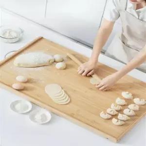 제빵 도마 대나무 학원 베이커리 보드 반죽 우드 실습 패드 손잡이 업소용 대형 상판