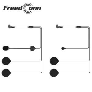 FreedConn  R1 및 R1-PLUS 풀/오픈 페이스 헬멧 인터콤용 5핀 하드/소프트 케이블 헤드폰 마이크