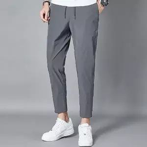 남자 7부 슬랙스 밴딩 허리조절 여름 시원한 착용감 데일리 출근 정장 스타일