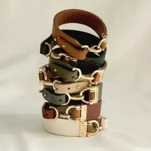 쥬얼리 코멜리 가죽 팔찌