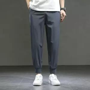 남성 베이직 무지 허리밴딩 편한 조거팬츠 IS-PA32N