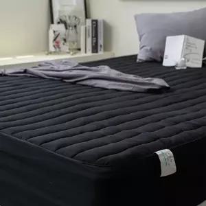 먼지없는 누빔 매트리스커버 SS 블랙 단품 침대커버