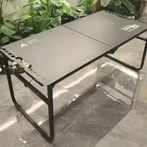 캠핑 접이식 테이블 식탁 길거리 유압 펼침 자동 차박 다기능 다리 경량 휴