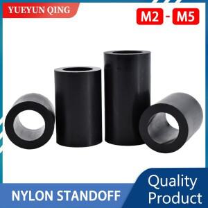 검정색 흰색 중공  스페이서 보드 랙 TV 장착 스탠드 오프 M2 M3 M4 M5 절연 와셔 비 스레드 간격 나사 볼
