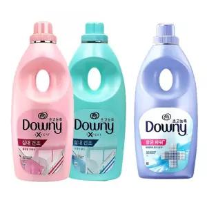 다우니 초고농축 항균 실내건조 섬유유연제 1L 3종택1