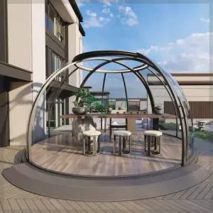 투명 돔하우스 방갈로 온실 워터프루프 카페용 농막 창고 야외설치 옥상용