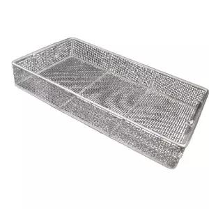 스테인레스 초음파세척 그물 소독트레이 바스켓 사각