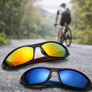 자외선 선글라스 경량 편광 고글 트레킹 바이크 스포츠용 2종세트