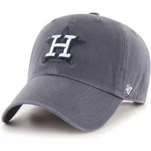 47 Brand MLB 빈티지 네이비 기본 로고 클린업 조절 가능한 야구 모자 모자, 성인용 프리 사이즈, Houston