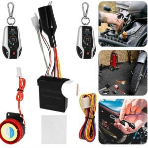 양방향 바이크 오토바이 도난 방지 경보 시스템 스쿠터 모토 원격 엔진 시동 5 계량기