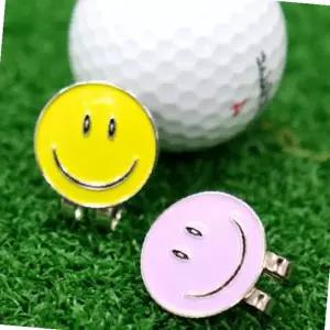 스마일 골프 볼마커 모자 자석 클립 공마크 라운딩 패션 악세사리