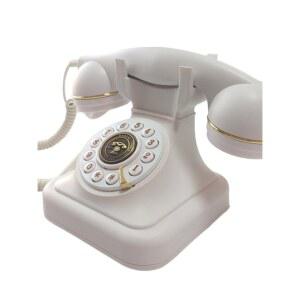 레트로전화기 메시지 전화 연회 파티를위한 책상 치타 사무실 우편함 로그 푸시 탁상