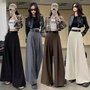 루즈핏 쿨링 와이드 여성 슬랙스 팬츠 바지