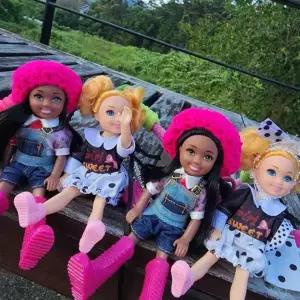 레트로 빈티지 흑인 인형키링 가방 꾸미기 가꾸 백꾸 백참