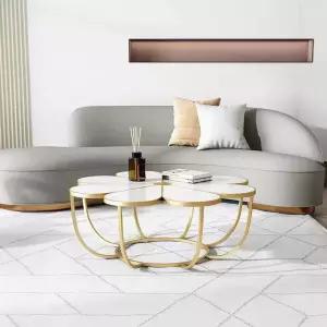 침실 티테이블 탁자 커피 꽃모양 모던 사이드테이블 테이블