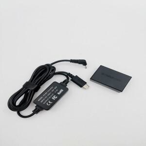 USB-C PD 변환기-LP E17 LPE17 ACK-E17 DR-E17 Canon EOS M3 M5 M6 M6 Mark2 ii ACKE17 용 더미 배터리 및