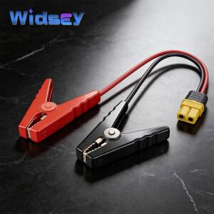 XT60 ~ 100mm 악어 클립 케이블 커넥터 12AWG 자동차 배터리 모델 항공기 100A 리튬 충전 연결 라인