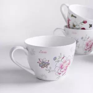 레트로 본 차이나 손잡이 라면컵 시리얼 볼 빈티지 홈카페