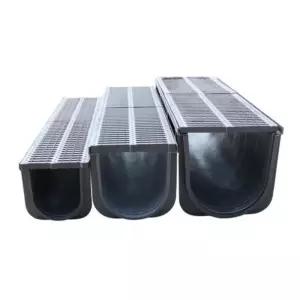 pe 뚜껑포함 배수관 수로관 빗물받이 정원배수 u자형 덮개 뚜껑 플륨관 정원