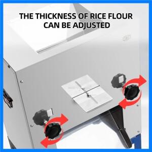 상업용 쌀 도정기 스테인리스 스틸 습식 쌀가루 기계 이중 롤러 계화 케이크 제조기