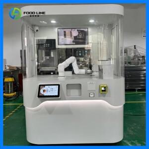 맞춤형 로봇 팔 아이스 커피 카페 자판기 머신 완전 자동