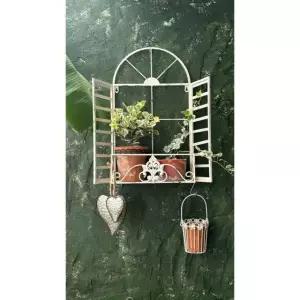 모던 철제 창문 벽장식 북유럽 스타일 대형 인테리어 소품 야외 카페 단일 항목