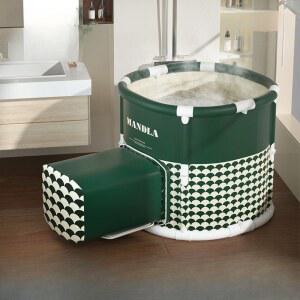 집에서도 개운하게 접이식 이동형 성인 레그아웃 반신욕욕조 욕조 집접기 가정용