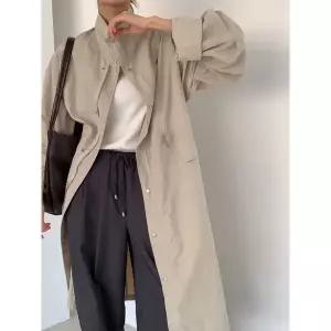 [하프클럽/]워싱 롱 바바리_YMSH26SS179